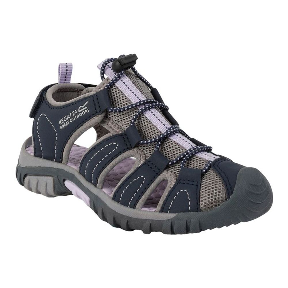 Regatta Childrens/Kids Westshore Sandals / Navy/Lilac Frost